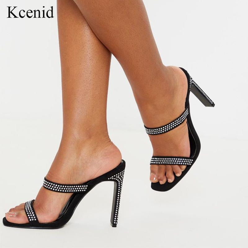 Slippers Kcenid Fashion Rhinestone Woman Summer Sandals Square Toe High Heels Women's Shoes Slides Sexy Women, Black
Slippers Kcenid Fashion Rhinestone Woman Summer Sandals Square Toe High Heels Women's Shoes Slides Sexy Women, Black
