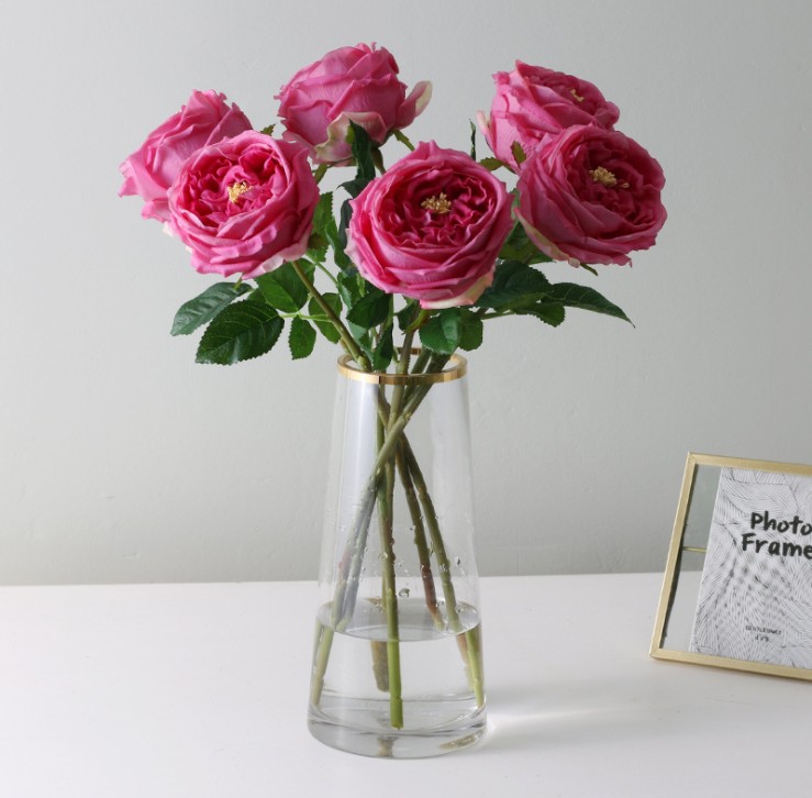 Single Stem Austin Rose Decorative Flowers & Wreaths High Quality Real Touch Moisturizing Wedding Party Valentine Day Home Living Room Decorations
Single Stem Austin Rose Decorative Flowers & Wreaths High Quality Real Touch Moisturizing Wedding Party Valentine Day Home Living Room Decorations