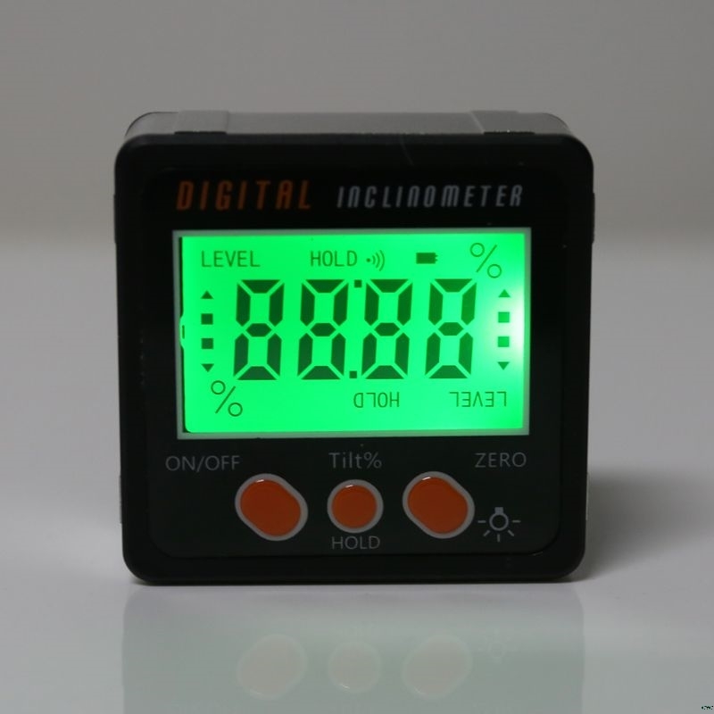 Digital Inclinometer Electronic Grade Book Aluminium Laying Shell Bevel Box Corner Gauge Meter Lcd screen