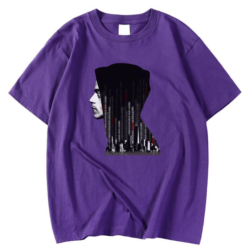 Fashion Men' T-Shirts Oversized Breathable Spring Summer Fsociety Cool Prints Clothing Tops All-match Comfortable Tees Shirt, Dark blue
Fashion Men' T-Shirts Oversized Breathable Spring Summer Fsociety Cool Prints Clothing Tops All-match Comfortable Tees Shirt, Dark blue