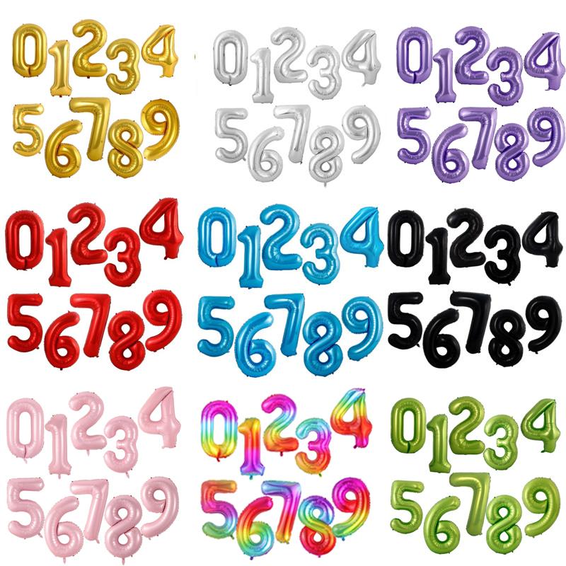 Party Decoration Large 40Inch Blue/Pink/Purple/Red/Black/White Big Number Foil Balloons 0-9 Birthday Wedding Helium Globos Ball
Party Decoration Large 40Inch Blue/Pink/Purple/Red/Black/White Big Number Foil Balloons 0-9 Birthday Wedding Helium Globos Ball