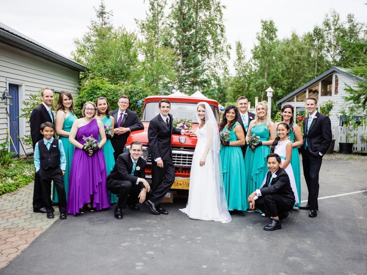 Turquoise Bridesmaid Dresses One Shoulder Simple Ruched Chiffon Tiered Skirt 2021 Country Wedding Guest Formal Maid of Honor Gown