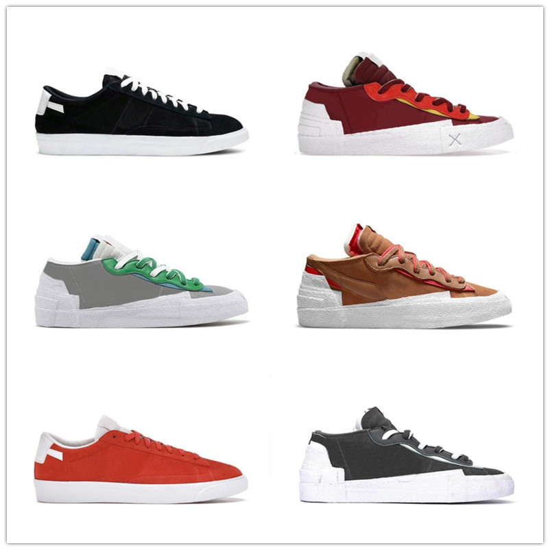 Classic Blazer Low 77 Vintage Women Men Shoes KAWS X Sacais Be True Suede Black White British Tan Magma Orange Astronomy Blue Leather Traine
Classic Blazer Low 77 Vintage Women Men Shoes KAWS X Sacais Be True Suede Black White British Tan Magma Orange Astronomy Blue Leather Traine