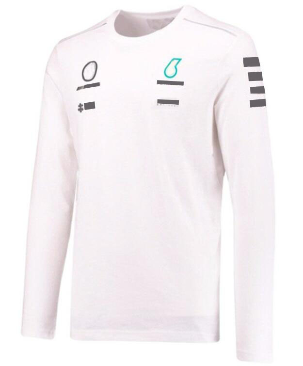 F1 team long-sleeved, 2021 racing T-shirt, polyester quick-drying, customized with the same style