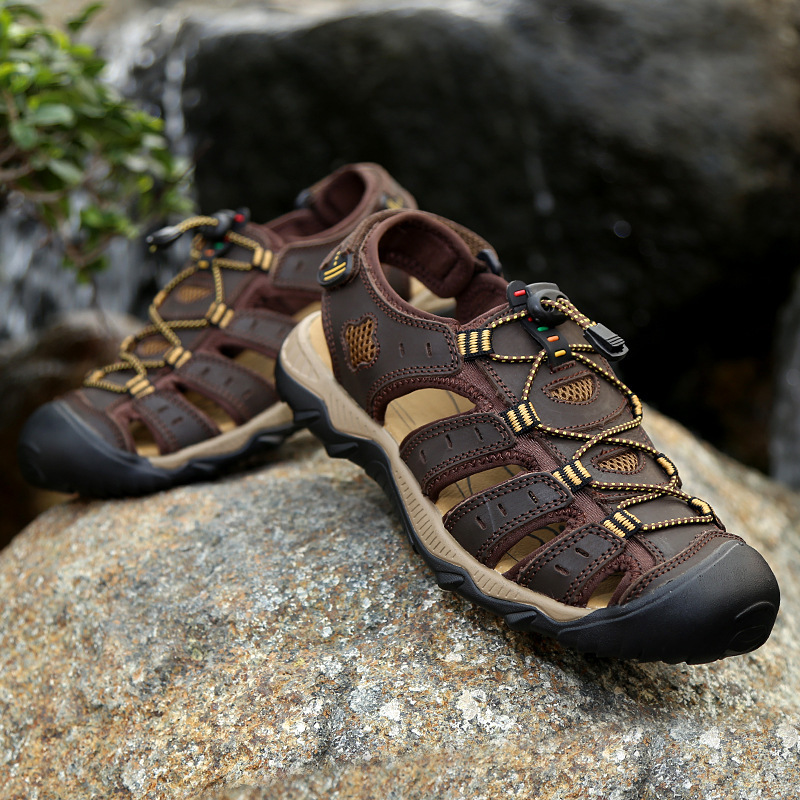 Slippers Large size sandals outdoor sports Baotou casual shoes summer breathable men's hollow out beach NIVI, 1# shoe box
Slippers Large size sandals outdoor sports Baotou casual shoes summer breathable men's hollow out beach NIVI, 1# shoe box