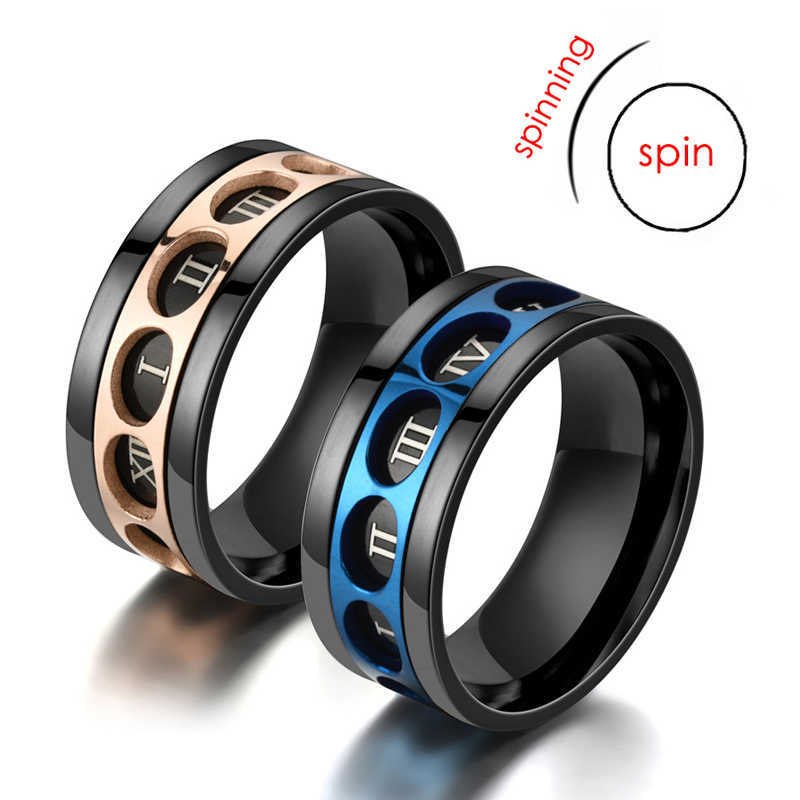 Zhouyang Anxiety Fidget Spinner Ring Rome Figure Titanium Steel Men's Jewerly Black Gold Spinning Stress Relieving Jewellery B33 Q0825
Zhouyang Anxiety Fidget Spinner Ring Rome Figure Titanium Steel Men's Jewerly Black Gold Spinning Stress Relieving Jewellery B33 Q0825