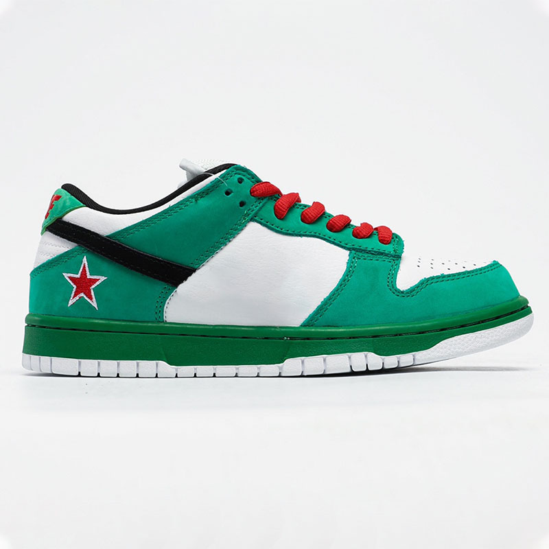Men Woman Low sports leisure board shoes Top Quality classic sneaker OG Heinekens Green and white limited edition designer Trainers Sneakers
Men Woman Low sports leisure board shoes Top Quality classic sneaker OG Heinekens Green and white limited edition designer Trainers Sneakers