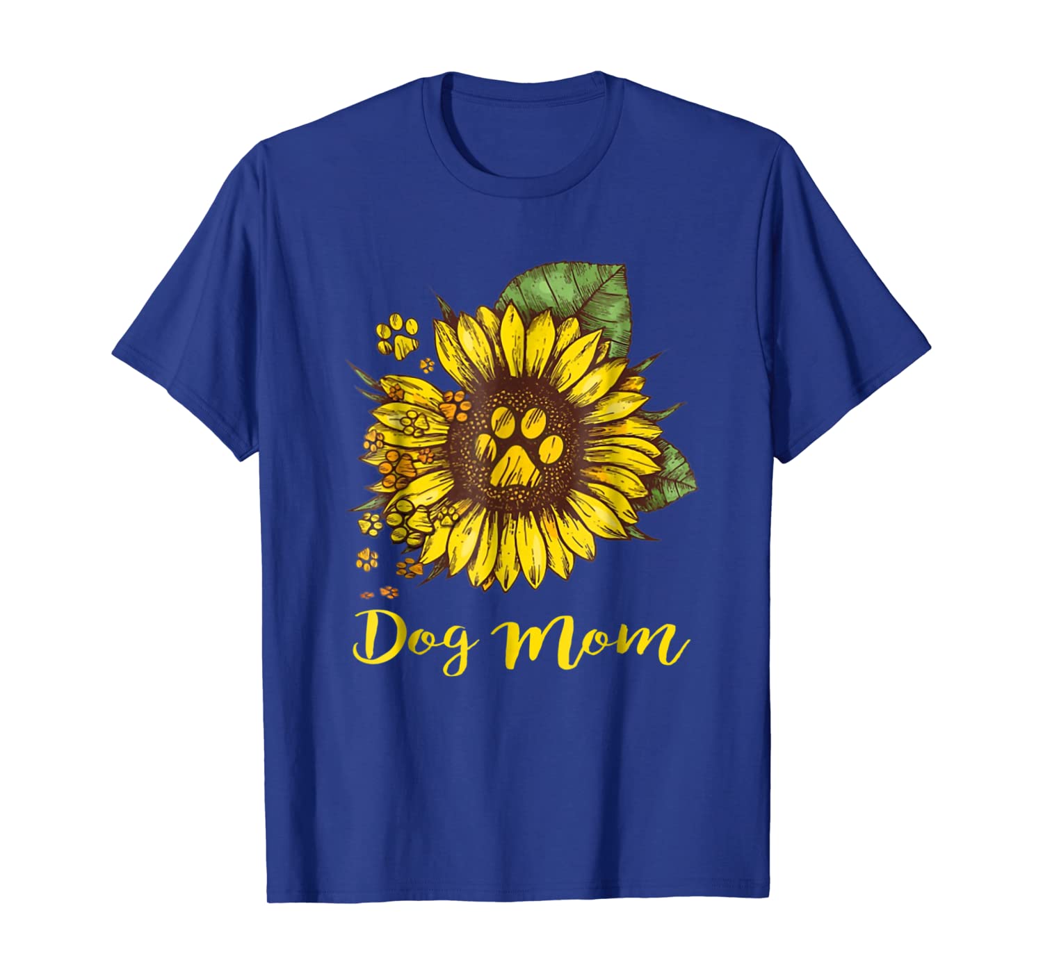 dog mom sunflower shirt cute dog mom gift, White;black