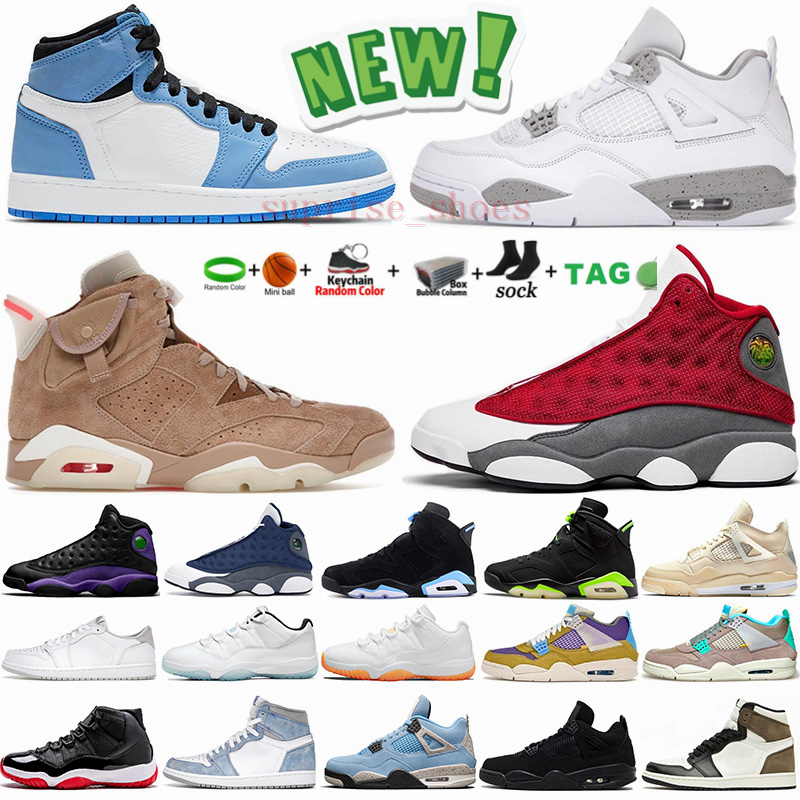 White Oreo 4 4s Mens Basketball Shoes Black Cat Desert Moss Sail Jumpman 1 1s University Blue Hyper Royal Mocha 6 6s UNC 11 11s 13s Flint 13 Womens Trainers Sneakers 12, 39
White Oreo 4 4s Mens Basketball Shoes Black Cat Desert Moss Sail Jumpman 1 1s University Blue Hyper Royal Mocha 6 6s UNC 11 11s 13s Flint 13 Womens Trainers Sneakers 12, 39