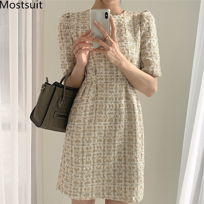 Elegant Vintage Women Mini Dress Spring Summer Short Sleeve O-neck A-line Dresses Korean Ladies Party Vestidos Mujer 210518, Black
Elegant Vintage Women Mini Dress Spring Summer Short Sleeve O-neck A-line Dresses Korean Ladies Party Vestidos Mujer 210518, Black