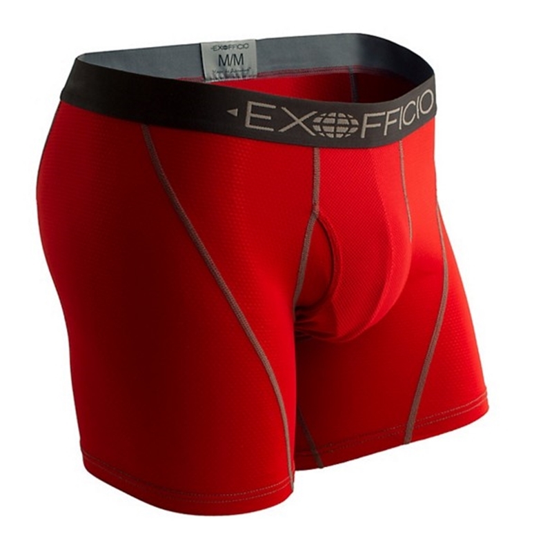Ex officio Exofficio Men Sports Mesh 6 Boxer Quick Drying Lightweight Breathable Men Underwear Tight USA Size S-XXL 210730