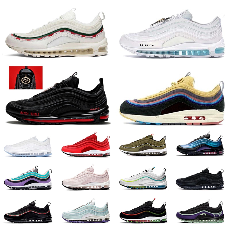 Top Quality 97 Satan Running Shoes For Men Halloween Jesus Black Bullet White Sean Wotherspoon Pink Purple Red Grey Mens Womens Sneakers Trainers, A30 36-45 undefeated-white
Top Quality 97 Satan Running Shoes For Men Halloween Jesus Black Bullet White Sean Wotherspoon Pink Purple Red Grey Mens Womens Sneakers Trainers, A30 36-45 undefeated-white