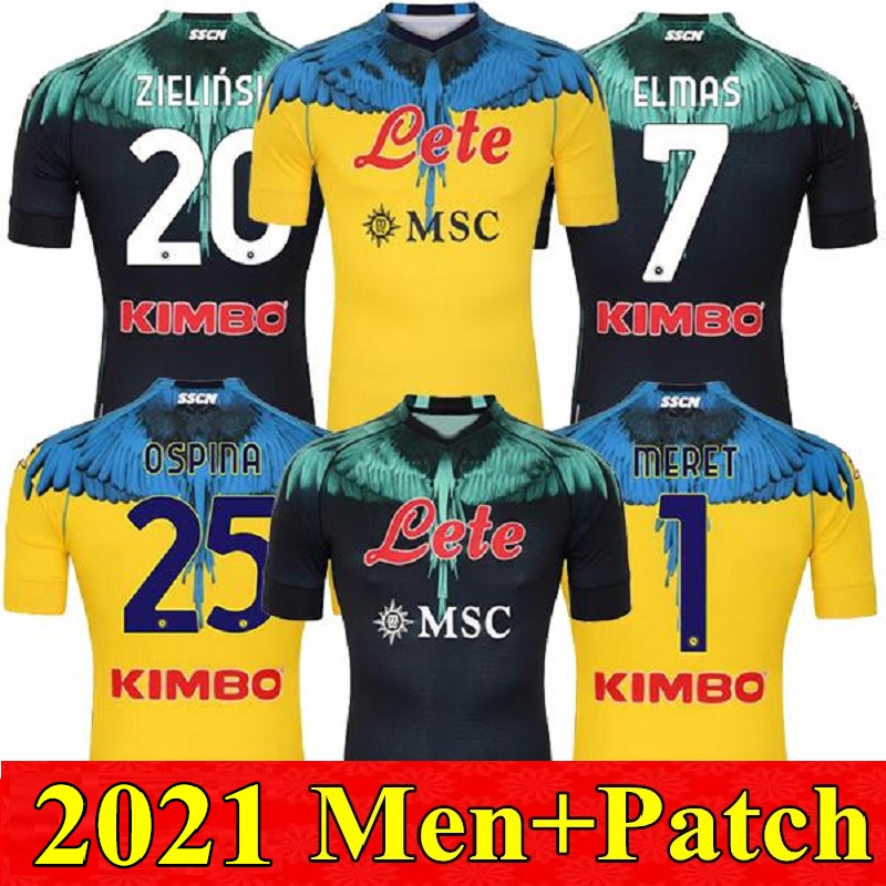 2021 2022 Serie A Naples Napoli Soccer Jerseys Home Away Third Football Shirt 21 22 MANOLAS INSIGNE KOULIBALY Maradona MILIK Men Kit Camiseta, 3rd+league patch
2021 2022 Serie A Naples Napoli Soccer Jerseys Home Away Third Football Shirt 21 22 MANOLAS INSIGNE KOULIBALY Maradona MILIK Men Kit Camiseta, 3rd+league patch