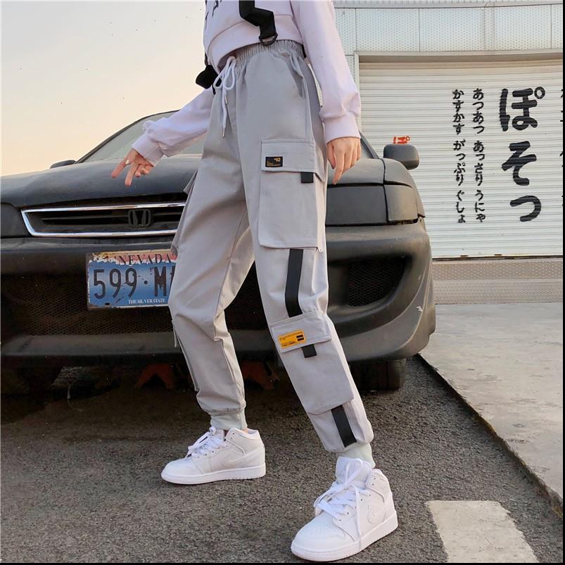 fashion elastic waist cargo casual womens capri loose ankle length streetwear trousers plus size female jogger, Black;white
fashion elastic waist cargo casual womens capri loose ankle length streetwear trousers plus size female jogger, Black;white