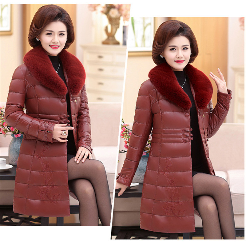 Mom winter warmth parka women red green purple loose top 19 long sleeve lapel plus thick fashion down cotton coat JD707, Black
Mom winter warmth parka women red green purple loose top 19 long sleeve lapel plus thick fashion down cotton coat JD707, Black