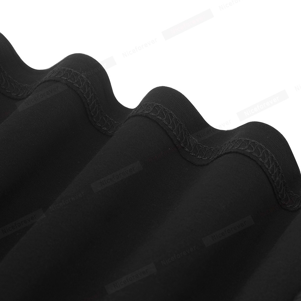 Nice-Forever Solid Color Elegant WorkDresses Business Party Bodycon Fitted Formal Women Dress B601 210331