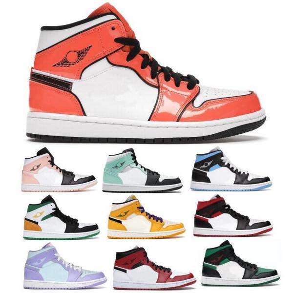 Jumpman 1 1s Mid Basketball Shoes Chicago Turf Tropical Twist Igloo Arctic Orange Black Toe Purple Aqua 2021 Men Women Tennis Trainer Sneakers, Cream
Jumpman 1 1s Mid Basketball Shoes Chicago Turf Tropical Twist Igloo Arctic Orange Black Toe Purple Aqua 2021 Men Women Tennis Trainer Sneakers, Cream