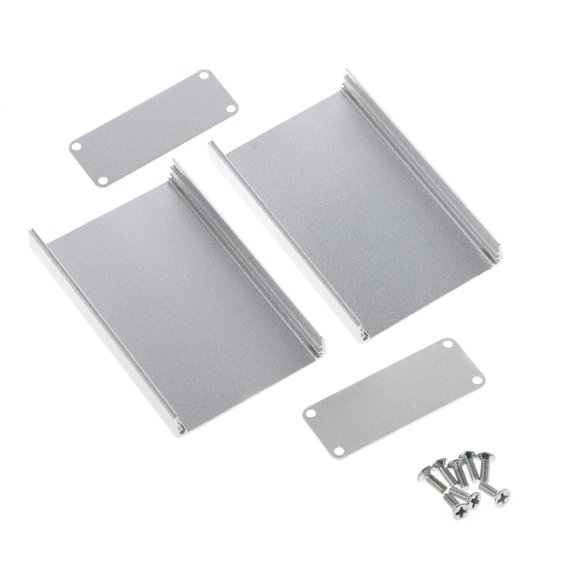 1 Pc Aluminium Silver Color Project Box Housing Case Electronic Diy Instrument Case 80X50X20 Mm 2020 new
