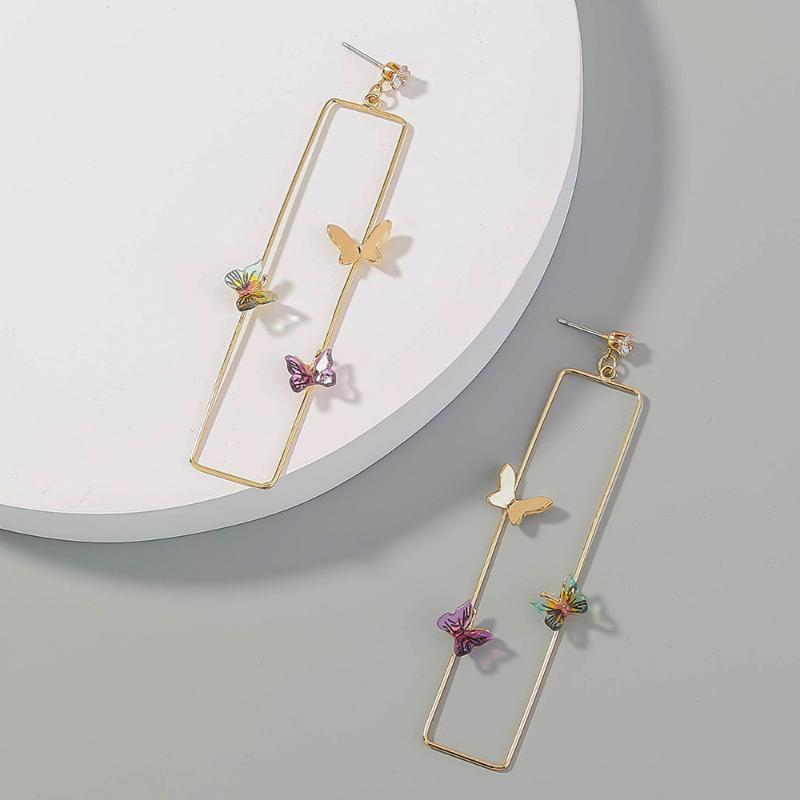 Dangle & Chandelier AJC Woman Earring Metallic Temperament Long Geometric Shape Polychromatic Butterfly Fashionable Joker Exaggerated Earrin
Dangle & Chandelier AJC Woman Earring Metallic Temperament Long Geometric Shape Polychromatic Butterfly Fashionable Joker Exaggerated Earrin