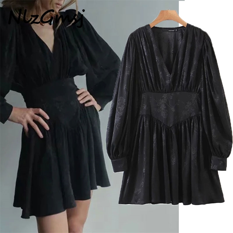 Dres Print Long Sleeve V-Neck Above Knee es Female Fashion Casual Clothes 210628, As picture
Dres Print Long Sleeve V-Neck Above Knee es Female Fashion Casual Clothes 210628, As picture