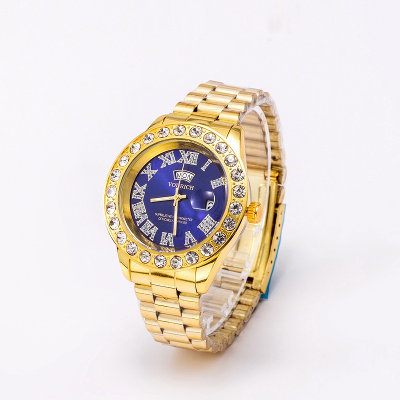 High quality high grade Men's 2021 Classic Shi Ying Gold Foreign Trade Watch Double Calendar Week Date Wednesday Watch Gem., 123
High quality high grade Men's 2021 Classic Shi Ying Gold Foreign Trade Watch Double Calendar Week Date Wednesday Watch Gem., 123