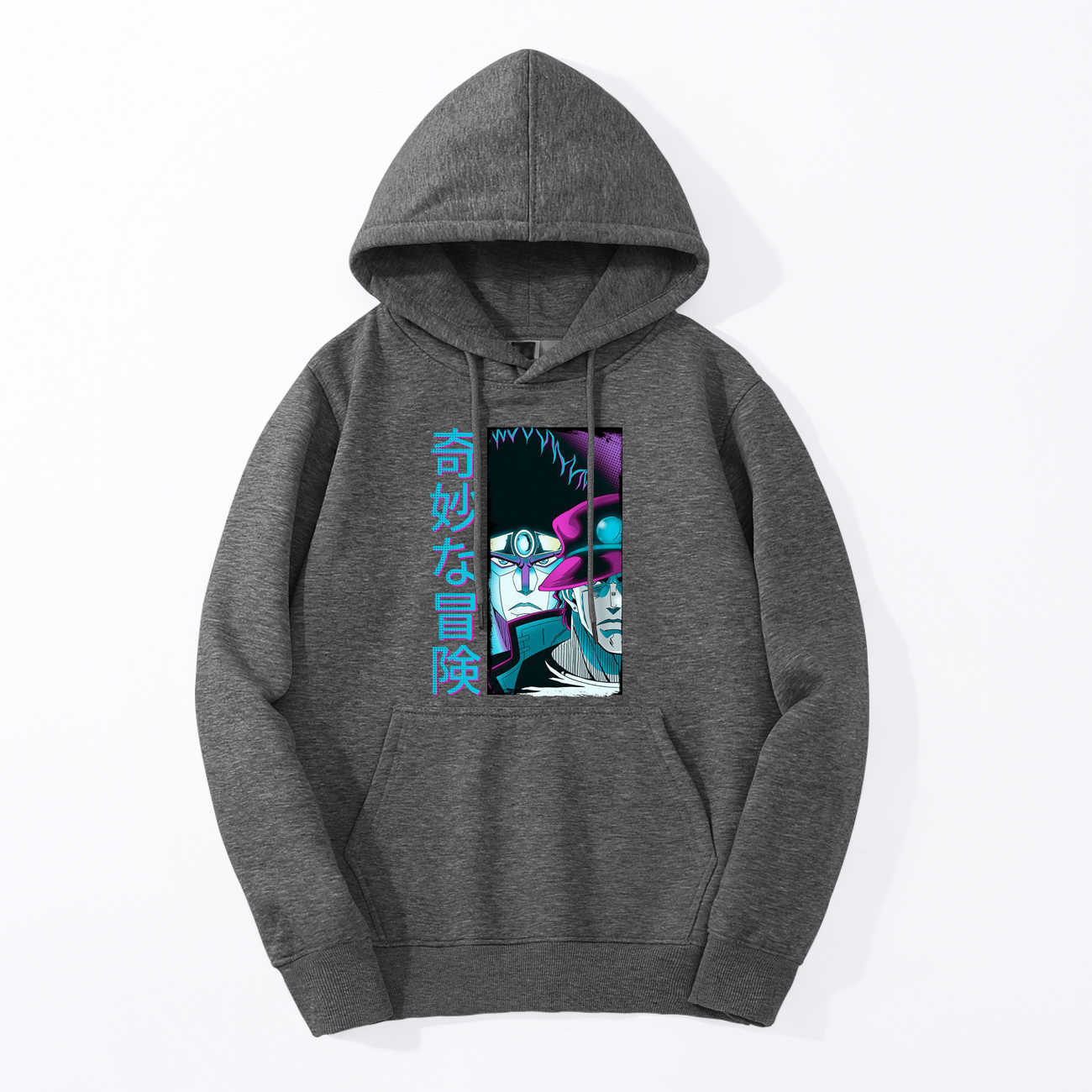 Kujo Jotaro Men JOJO Hoodies Sweatshirt Fleece Autumn Winter Japan Anime Star Platinum Streetwear Jojos Bizarre Adventure Hoodie x0610, Black
Kujo Jotaro Men JOJO Hoodies Sweatshirt Fleece Autumn Winter Japan Anime Star Platinum Streetwear Jojos Bizarre Adventure Hoodie x0610, Black