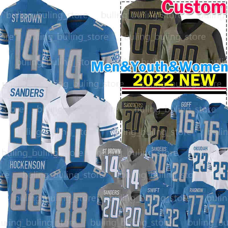 14 Amon-Ra St. Brown Football Jersey Detroit''Lions''DAndre Swift T.J. Hockenson Jared Goff Barry Sanders Frank Ragnow P, Black;red
14 Amon-Ra St. Brown Football Jersey Detroit''Lions''DAndre Swift T.J. Hockenson Jared Goff Barry Sanders Frank Ragnow P, Black;red