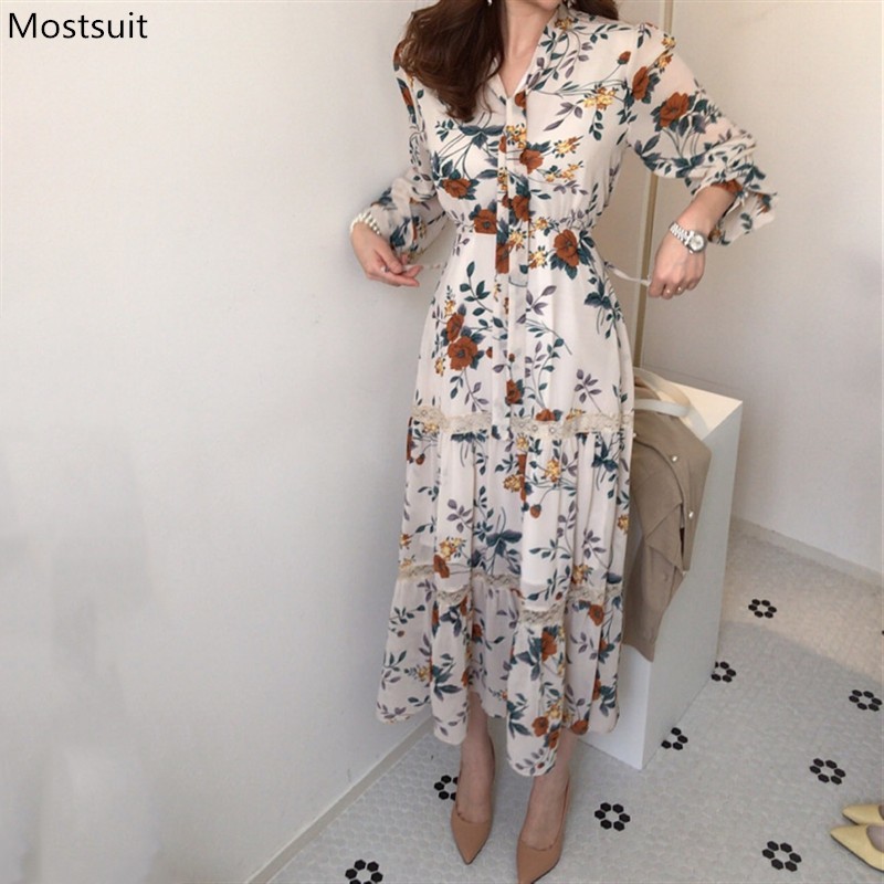 Spring Women Long Print Dress Vintage Elegant Korean Full Sleeve Lace Patchwork Up Tunic Party Dresses Vetement Femme 210518, Black
Spring Women Long Print Dress Vintage Elegant Korean Full Sleeve Lace Patchwork Up Tunic Party Dresses Vetement Femme 210518, Black