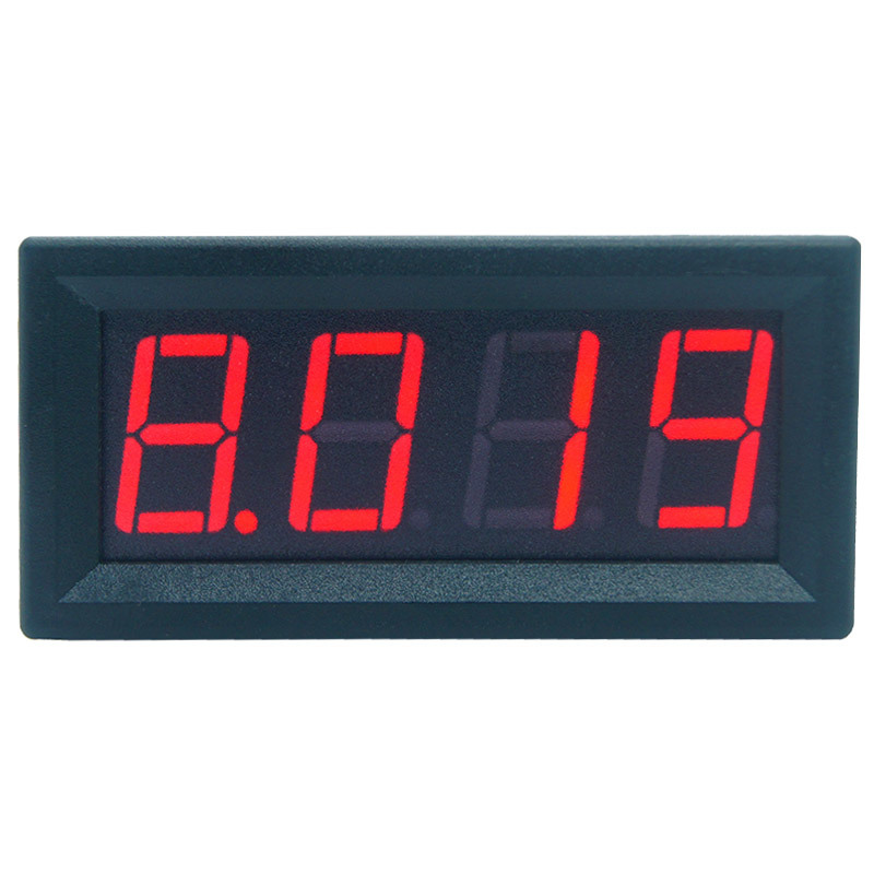 0-9.999A(10A) 4-digits Bit Ammeter Current panel Meter Gauge 0.56 Inch Red Led Tester Tool