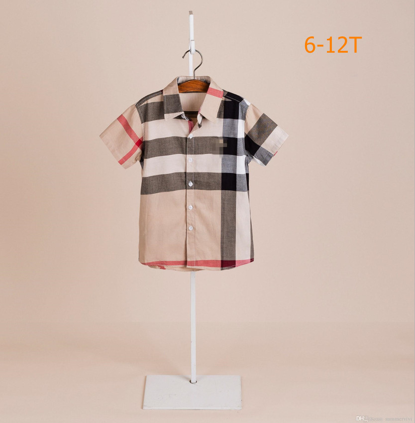 Designer Kids Plaid Shirts summer Children Lapel short Sleeve shirt Tops Big Boys Girls Cotton Clothing 5-12T A7178, Red
Designer Kids Plaid Shirts summer Children Lapel short Sleeve shirt Tops Big Boys Girls Cotton Clothing 5-12T A7178, Red