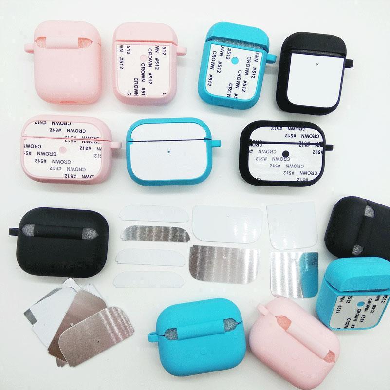 Silicone Cases with Blank Aluminum Sublimation Insert Airpods Pro Charging Case for Customizing LOGO and pattern DIY Protective Covers
Silicone Cases with Blank Aluminum Sublimation Insert Airpods Pro Charging Case for Customizing LOGO and pattern DIY Protective Covers