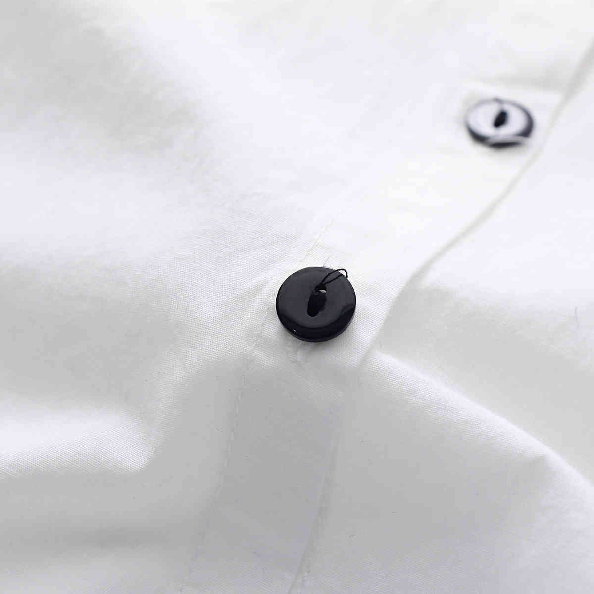 Fashion Korean Cotton Long Sleeve Cute Women Shirts Cartoon Tie White Blouse Leisure Preppy Ladies Tops Plus Size 7439 50 210512