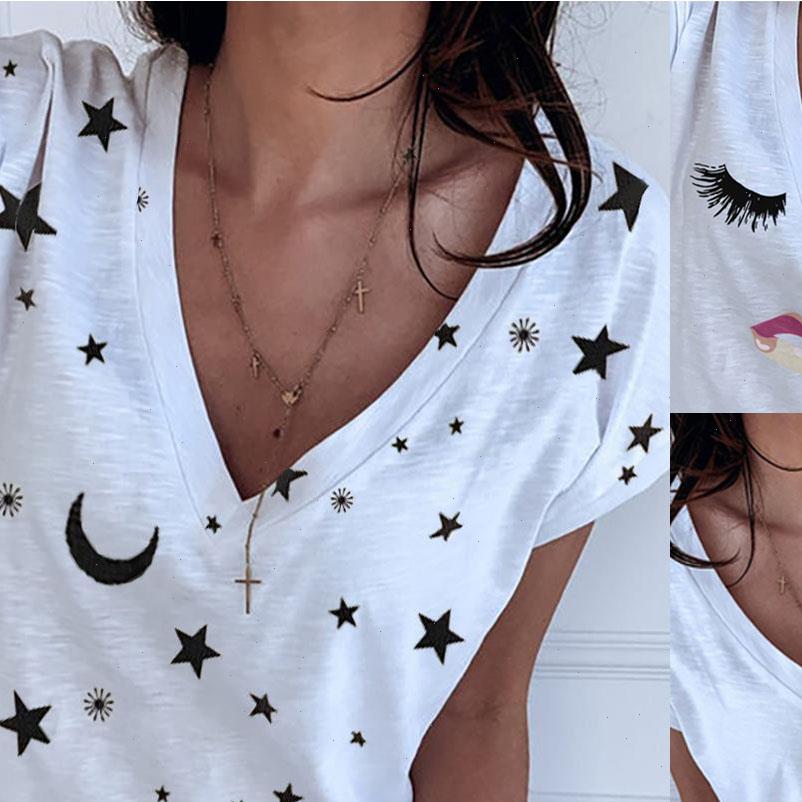 summer women t shirt fashion 2002 star moon printed deep v neck short sleeve tee lover tees wdc4926, White
summer women t shirt fashion 2002 star moon printed deep v neck short sleeve tee lover tees wdc4926, White
