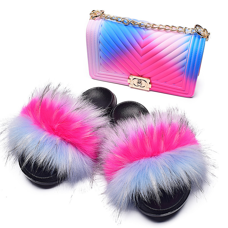 Rainbow color hand bags shoulder matching jelly purse handbags mommy and me fur slides and handbag for women, Color h
Rainbow color hand bags shoulder matching jelly purse handbags mommy and me fur slides and handbag for women, Color h