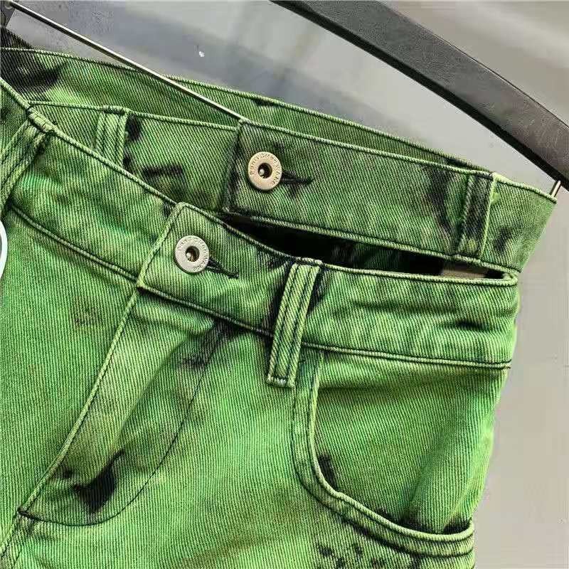 Arrival Summer European Style Women High Waist A-line Skirt Asymmetrical Cotton Denim Above Knee, Mini Skirts W336 210512