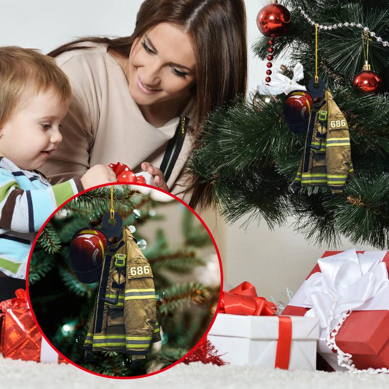 Christmas Decorations Wooden Firefighter Uniform Hanging Ornament Fireman Xmas Tree Decoration Home Car Keepsake Holiday
Christmas Decorations Wooden Firefighter Uniform Hanging Ornament Fireman Xmas Tree Decoration Home Car Keepsake Holiday