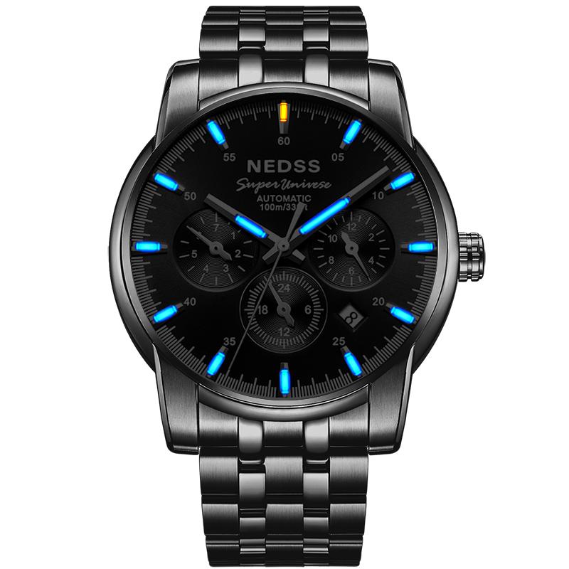 Wristwatches High Quality Automatic Self-Wind Men's Watches Luxury Steel Watch Week Waterproof Wristwatch Mens Clock 2021 Man, Color-3
Wristwatches High Quality Automatic Self-Wind Men's Watches Luxury Steel Watch Week Waterproof Wristwatch Mens Clock 2021 Man, Color-3