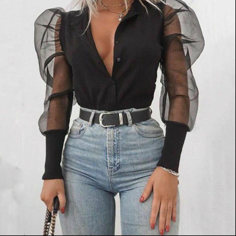 women blouses blouse autumn puff sleeve plus size fashion deep v neck long shirts female casual blusas, White
women blouses blouse autumn puff sleeve plus size fashion deep v neck long shirts female casual blusas, White