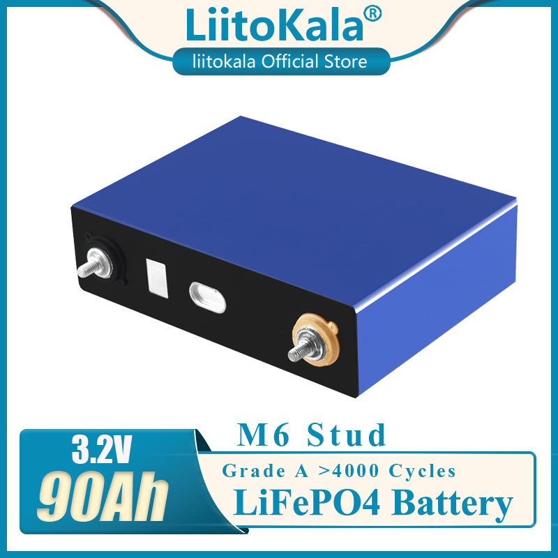LiitoKala Lithium Ion Rechargeable Deep Cycle 3.2V 90Ah Lifepo4 Battery Cell Factory Price Batterie LFP For EV/Narrow Boat/electric Car/Solar Energy System
LiitoKala Lithium Ion Rechargeable Deep Cycle 3.2V 90Ah Lifepo4 Battery Cell Factory Price Batterie LFP For EV/Narrow Boat/electric Car/Solar Energy System
