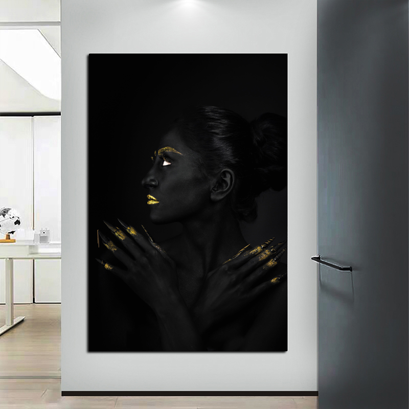 Black Gold Woman Poster Canvas Paintings Wall Art Pictures For Living Room Modern Home Decoration Posters And Prints No Frame
Black Gold Woman Poster Canvas Paintings Wall Art Pictures For Living Room Modern Home Decoration Posters And Prints No Frame
