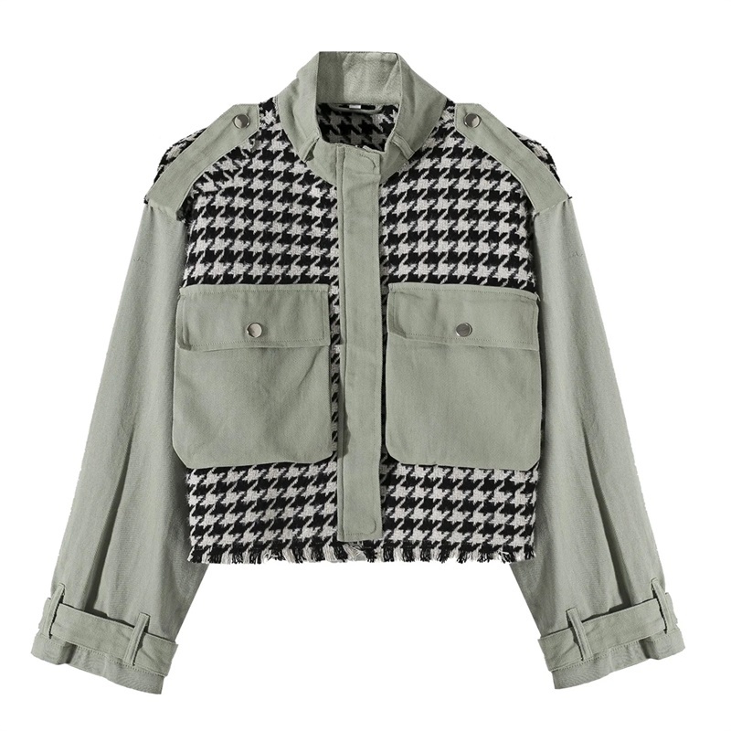 autumn women plaid patchwork tweed bomber jacket fashion female zipper pockets coat lady outerwear 210521, Yellow
autumn women plaid patchwork tweed bomber jacket fashion female zipper pockets coat lady outerwear 210521, Yellow