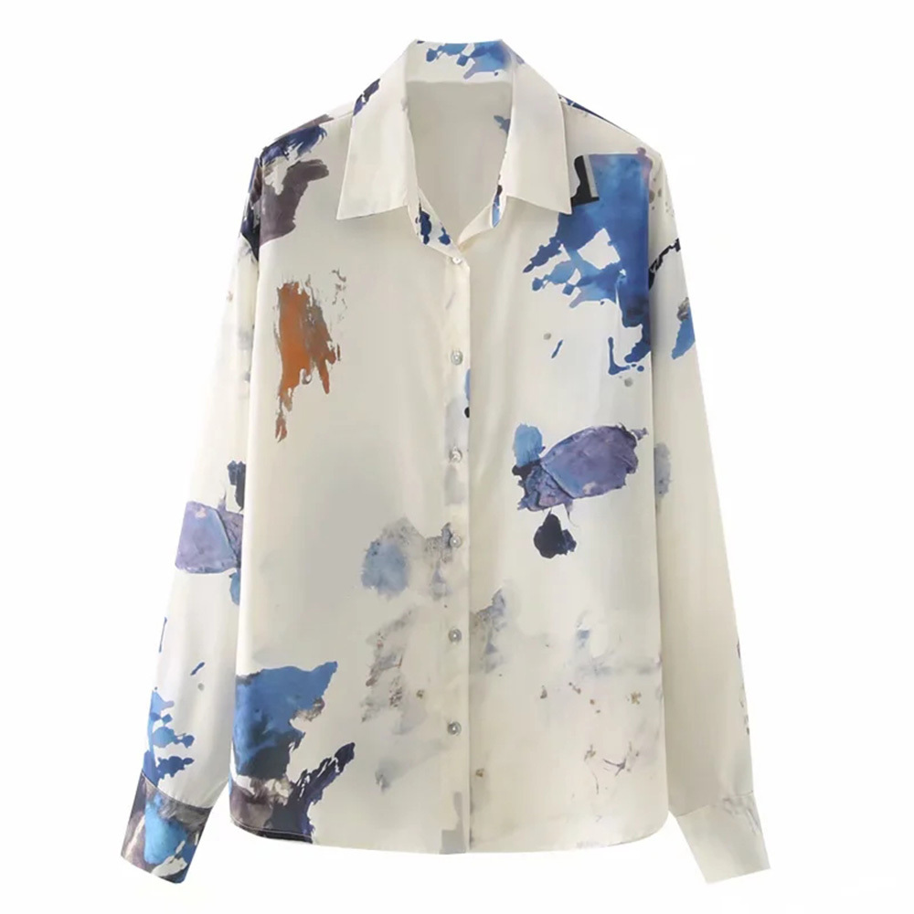 BBWM Color Block Long Sleeve Blouse Women Chiffon Top Casual Shirt Commute Fashion Clothing Chic Tops 210520, Blue
BBWM Color Block Long Sleeve Blouse Women Chiffon Top Casual Shirt Commute Fashion Clothing Chic Tops 210520, Blue