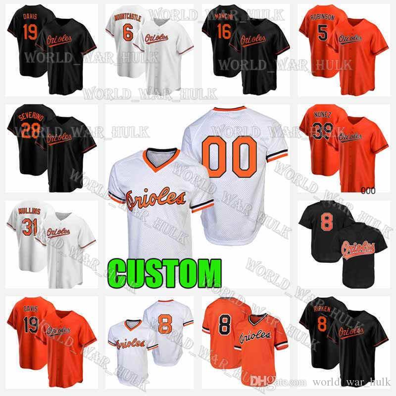 Orioles Jersey Baltimore 8 Cal Ripken Jr. Baseball Jerseys 19 Chris Davis Custom 16 Trey Mancini 31 Cedric Mullins Ryan Mountcastle Men, Blue;black
Orioles Jersey Baltimore 8 Cal Ripken Jr. Baseball Jerseys 19 Chris Davis Custom 16 Trey Mancini 31 Cedric Mullins Ryan Mountcastle Men, Blue;black