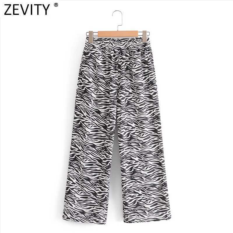 Women Vintage Zebra Striped Print Wide Leg Pants Female Elastic Waist Casual Ankle Length Trousers Pantalones Mujer P979 210603, As pic p979ly
Women Vintage Zebra Striped Print Wide Leg Pants Female Elastic Waist Casual Ankle Length Trousers Pantalones Mujer P979 210603, As pic p979ly