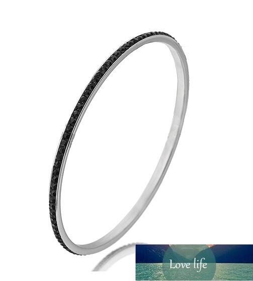 Wholesale Stainless Steel Bangles Women Jewelry With Good Clear CZ Crystal Factory price expert design Quality Latest Style Original Status