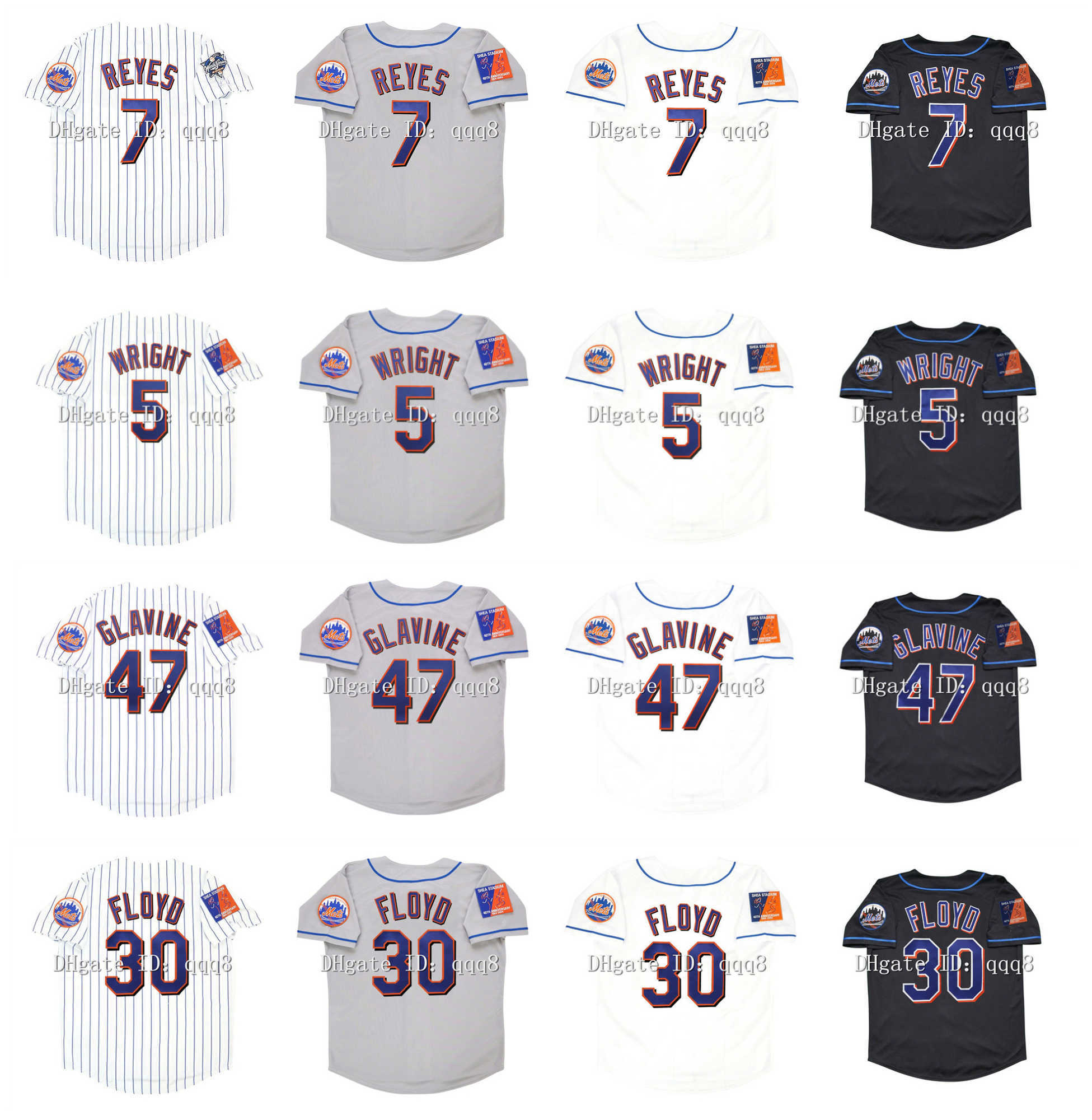 Vintage 2004 Baseball Jersey 5 David Wright 7 Jose Reyes 47 Tom Glavine 30 Cliff Floyd Shea 40th Patch White Grey Black Jerseys
Vintage 2004 Baseball Jersey 5 David Wright 7 Jose Reyes 47 Tom Glavine 30 Cliff Floyd Shea 40th Patch White Grey Black Jerseys