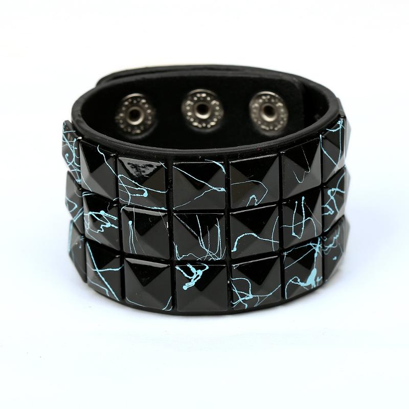 Charm Bracelets 2021 Genuine Wide Leather Bracelet Bangle Classic Square Shape Colorful Women Men Jewelry Party Gift Wholesale
Charm Bracelets 2021 Genuine Wide Leather Bracelet Bangle Classic Square Shape Colorful Women Men Jewelry Party Gift Wholesale