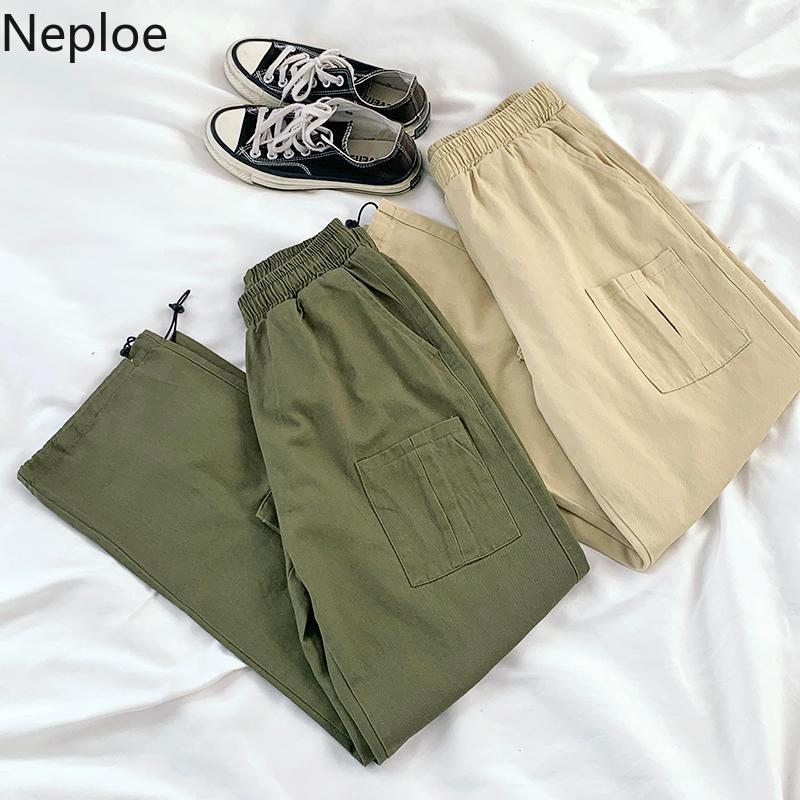 Women's Pants & Capris Neploe Cargo Women Solid Fashion Stretch High Waist Ladies Trousers Spring 2021 Casual Pockets Beam Feet 1C700, Black;white
Women's Pants & Capris Neploe Cargo Women Solid Fashion Stretch High Waist Ladies Trousers Spring 2021 Casual Pockets Beam Feet 1C700, Black;white