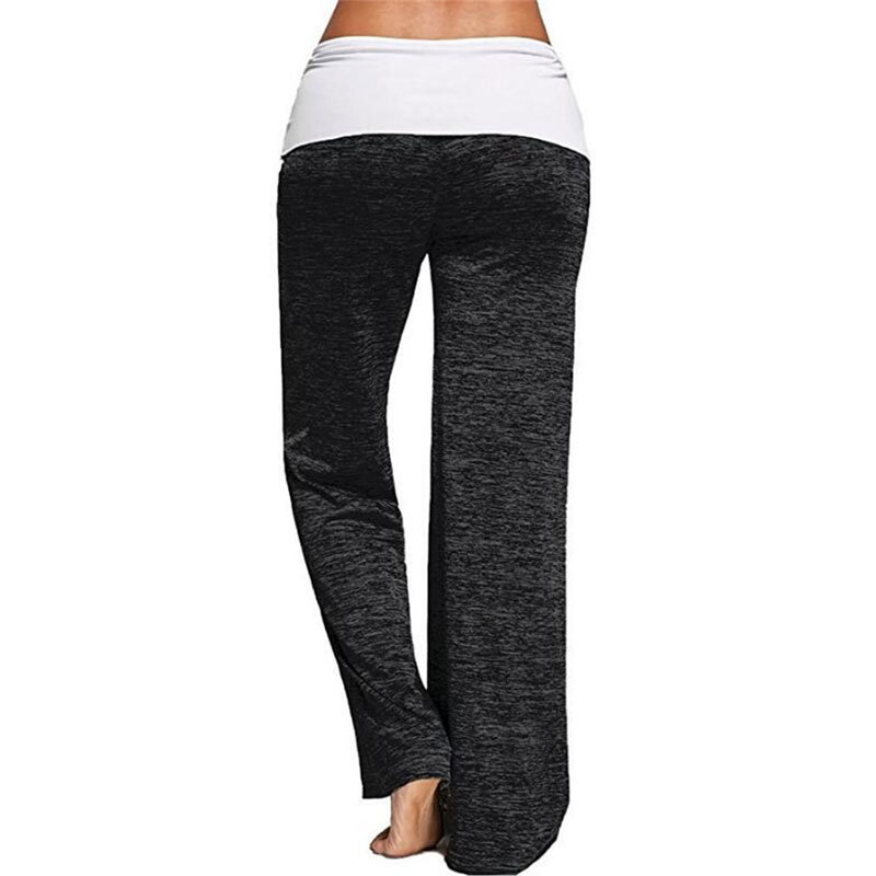 Women Splicing Quick Drying Sports Pants Fashion Loose Outdoor Leisure Wide Leg Straight Autumn Winter Plus Size 210522