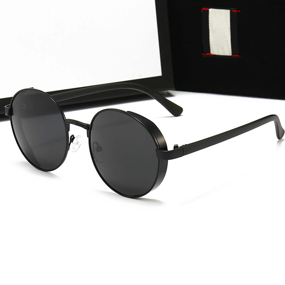 Luxury Designer Sunglasses Polarized Lens Men Women Fashion Round Frame UV Protection Vintage Sun glasses with Box, White;black
Luxury Designer Sunglasses Polarized Lens Men Women Fashion Round Frame UV Protection Vintage Sun glasses with Box, White;black